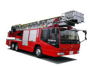 40m級はしご付消防自動車